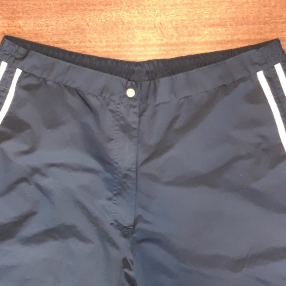 5/25 Athletic Works Navy & White Track Capri Pants - Picture 4 of 8